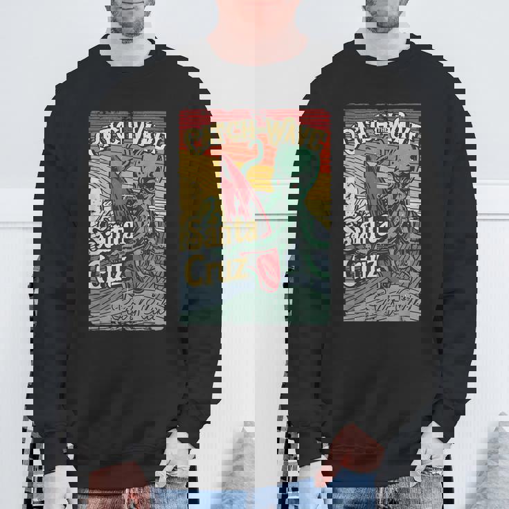 レトロ ヴィンテージ サーフ クラブ オクトパス Ca サンタクルーズ スウェットシャツ 高齢者への贈り物