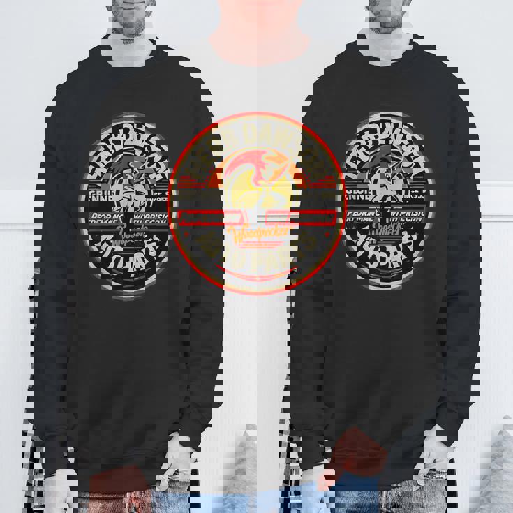 レトロ ヴィンテージ ハーブ ドーソン クレイ スミス カム スタイル ガソリンスタンド スウェットシャツ 高齢者への贈り物