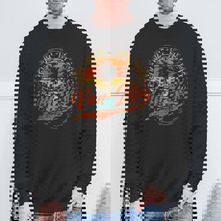 レトロ ヴィンテージ バン ライフ スウェットシャツ 高齢者への贈り物