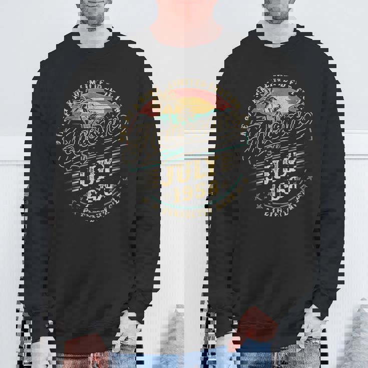 レトロな67歳の男性向け誕生日プレゼント 1958年7月 67歳 スウェットシャツ 高齢者への贈り物