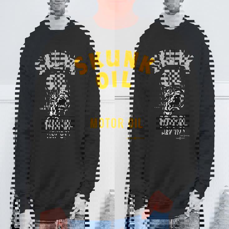 レトロヴィンテージ スカンクオイル モーターオイル スウェットシャツ 高齢者への贈り物