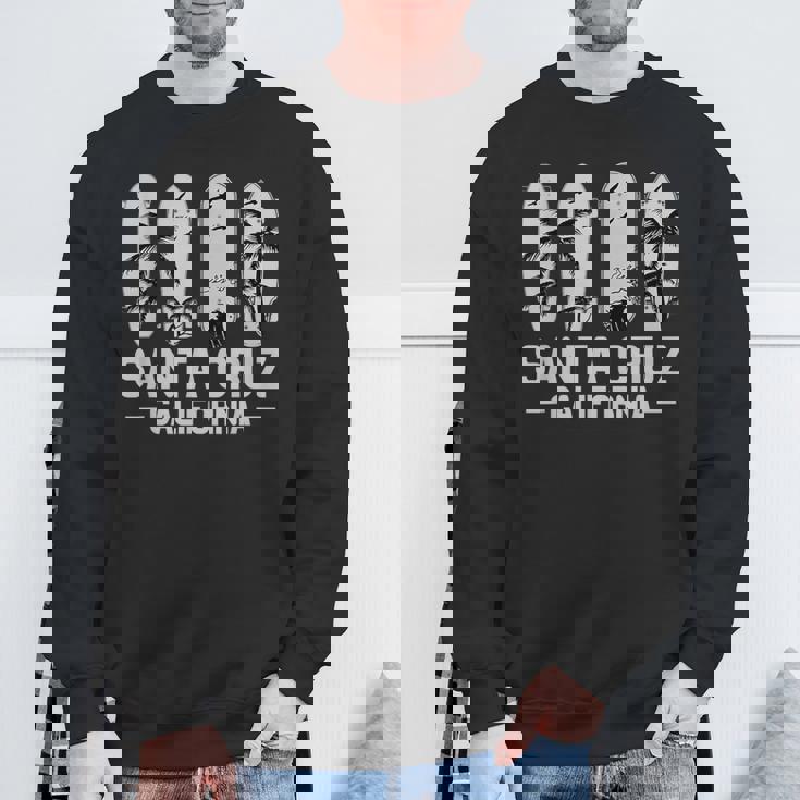 レトロヴィンテージスケートボードグラフィックデザイン サンタクルーズ スウェットシャツ 高齢者への贈り物