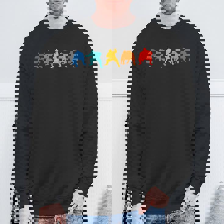 レトロ相撲ファイターズ スウェットシャツ 高齢者への贈り物