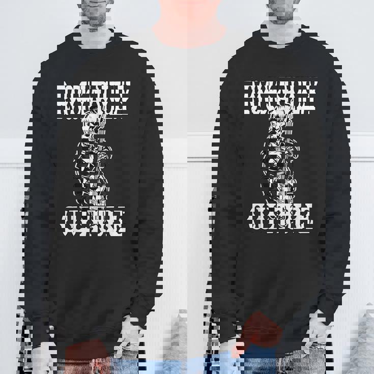 ロカビリー カルチャー ロック スカル タトゥー ピンナップ ロカビリー スウェットシャツ 高齢者への贈り物