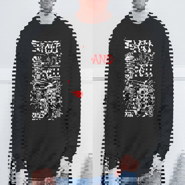 ロカビリー ヴィンテージ 50年代 Music Doo Wop レトロ ロックンロール スウェットシャツ 高齢者への贈り物