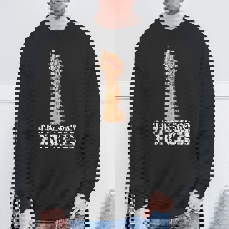 ロザリオ 祝福された母 カトリック教徒を祈る スウェットシャツ 高齢者への贈り物