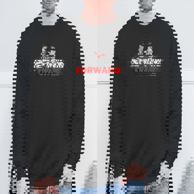 ロッキーは前に進み続けろ スウェットシャツ 高齢者への贈り物