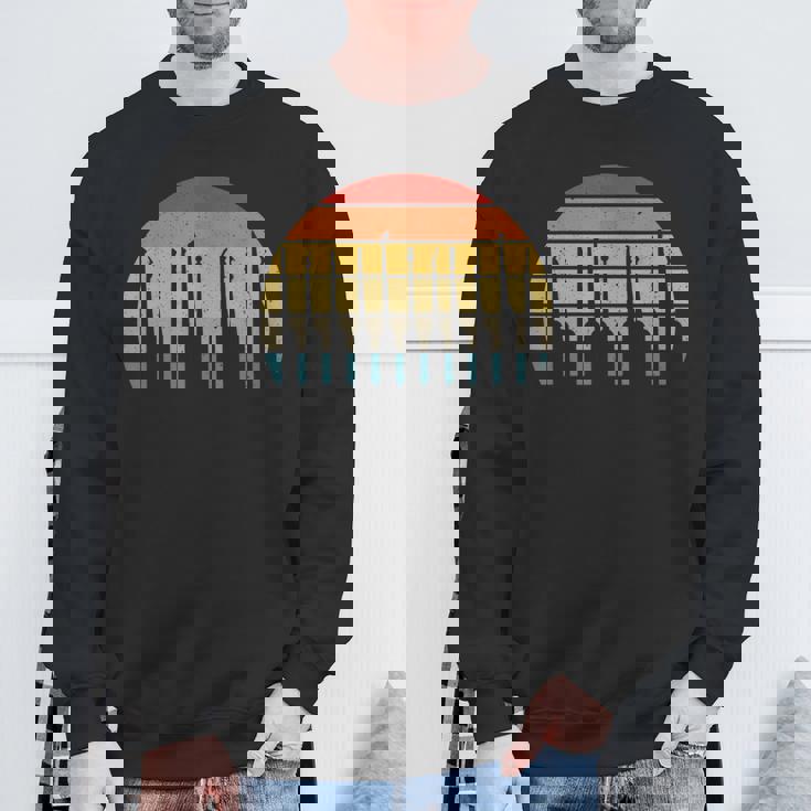 ロックピッキングレトロサンセット ロックピッカーとロックスミス スウェットシャツ 高齢者への贈り物