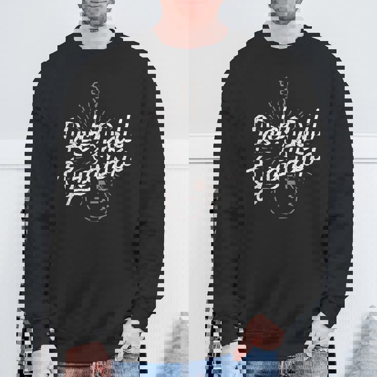 ロックンロールグランパギターサンバースト スウェットシャツ 高齢者への贈り物