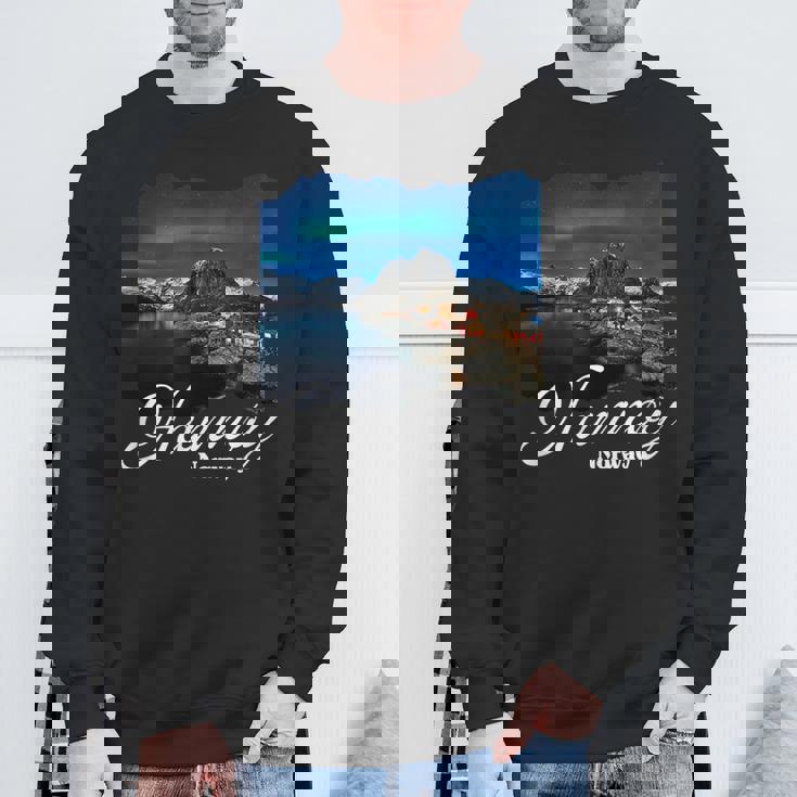 ロフォーテン諸島 ノルウェー お土産ハムノイ スウェットシャツ 高齢者への贈り物