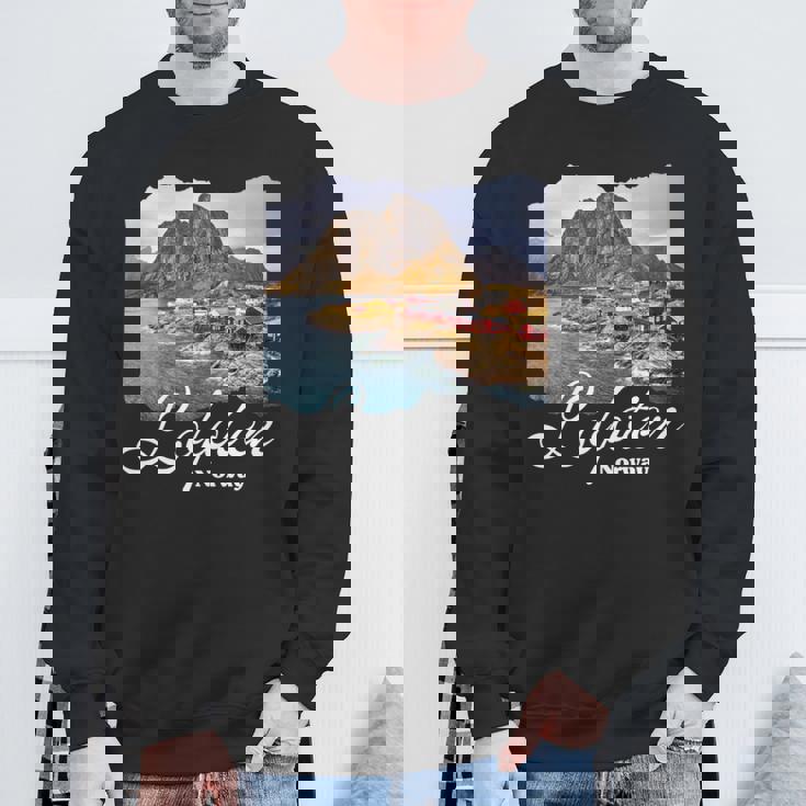 ロフォーテン諸島ノルウェーお土産ロフォーテン 長袖tシャツ スウェットシャツ 高齢者への贈り物