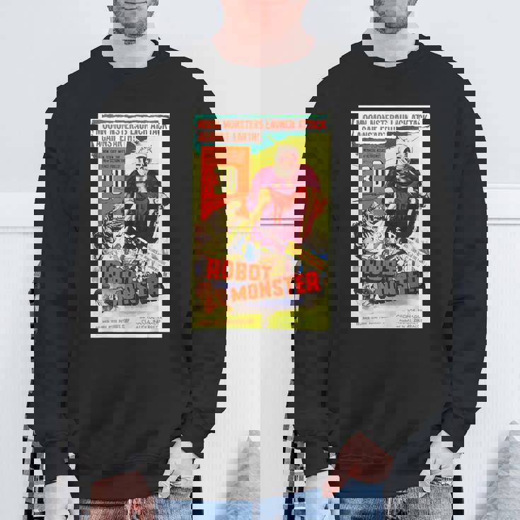 ロボットモンスター ハロウィン ホラーfエイプ 宇宙 スウェットシャツ 高齢者への贈り物