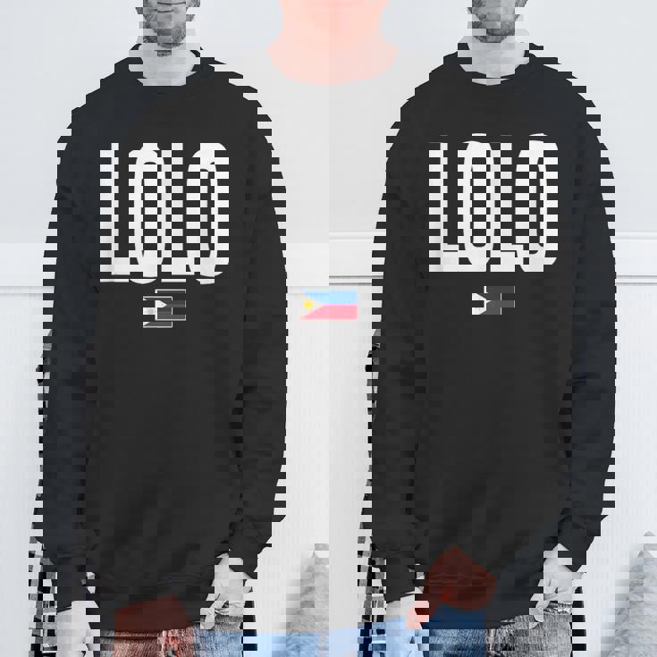 ロロ おじいちゃん おじいちゃん フィリピン ピノイ フィリピン人 スウェットシャツ 高齢者への贈り物