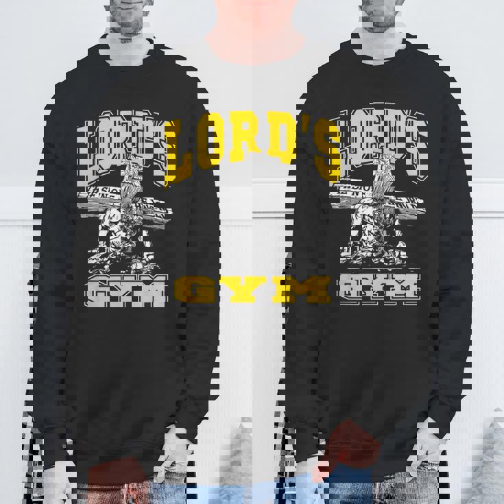 ローズジム-ロードズ・ザ・シン・オブ・ワールド・ジーザス スウェットシャツ 高齢者への贈り物