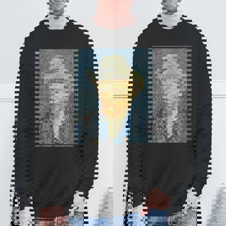 ヴァンゴッホ自画像＃3芸術家のための芸術 スウェットシャツ 高齢者への贈り物