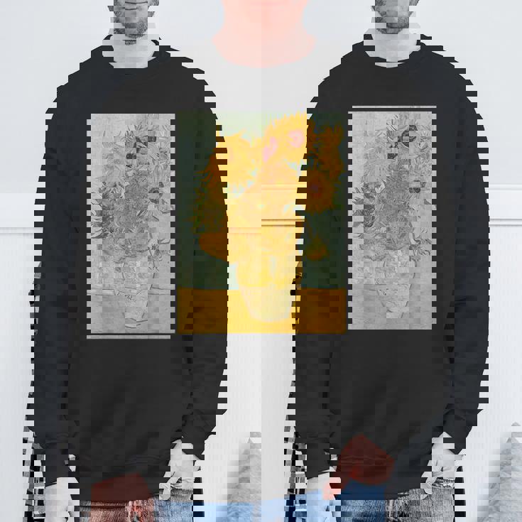 ヴィンセント・ヴァン・ゴッホのひまわり スウェットシャツ 高齢者への贈り物