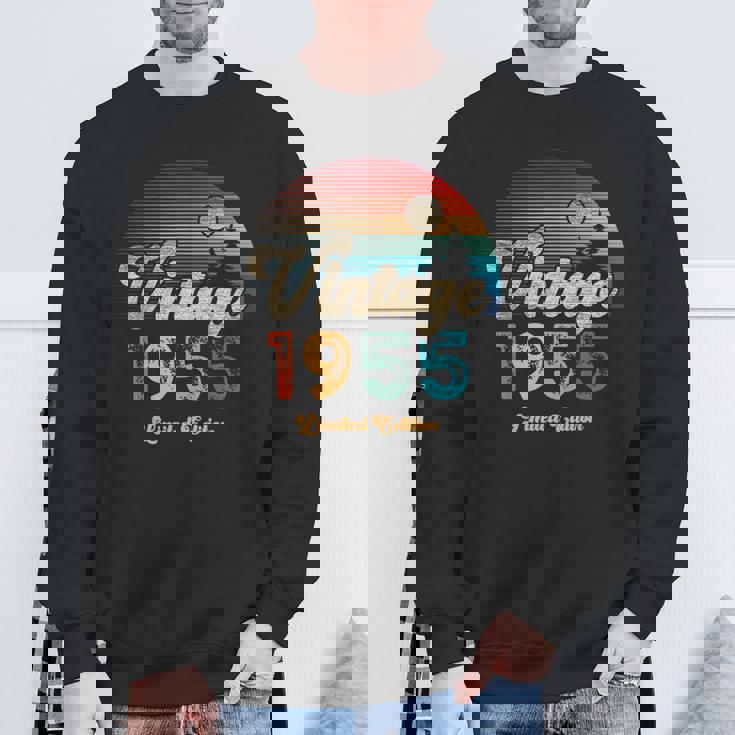 ヴィンテージ 1955 リミテッド・エディション サンセット 70Th Birthday スウェットシャツ 高齢者への贈り物