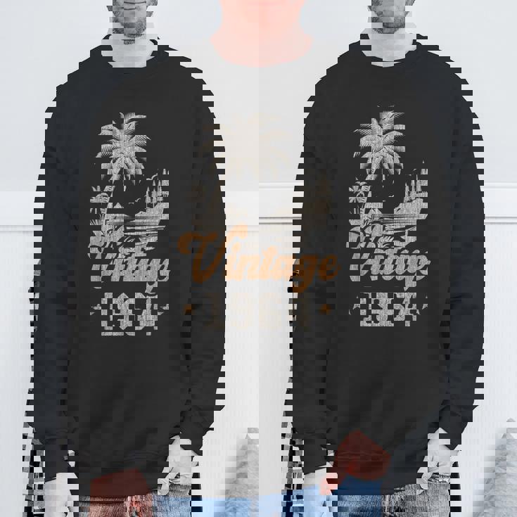ヴィンテージ 1964 誕生日 61歳 ヤシの木 スウェットシャツ 高齢者への贈り物