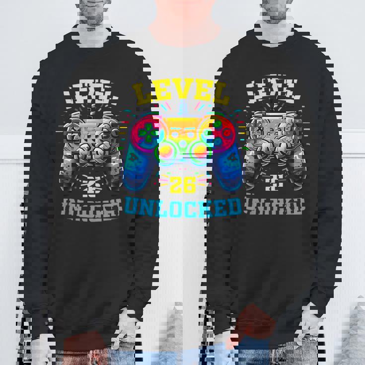 ヴィンテージ 26歳の誕生日 ゲーマー 26歳のギフト 26歳の誕生日 スウェットシャツ 高齢者への贈り物