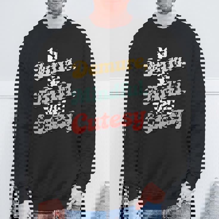 ヴィンテージ とても控えめで、とてもマインドフルで、とてもキュートでレトロな控えめなピンク。 スウェットシャツ 高齢者への贈り物