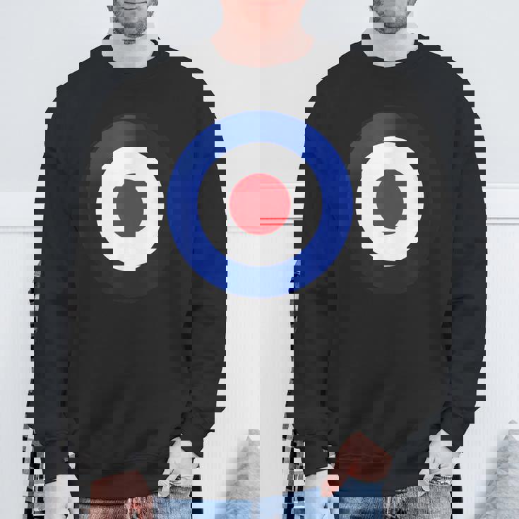 ヴィンテージ イギリス Raf Mod Bullseye レトロ シンボル ラウンデル ターゲット スウェットシャツ 高齢者への贈り物