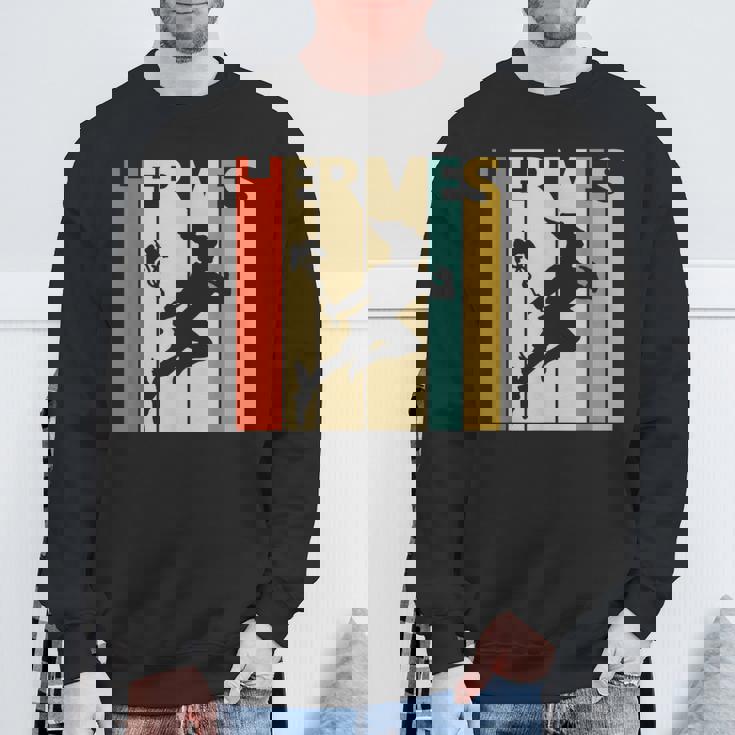 ヴィンテージ ギリシャ神話 神エルメス スウェットシャツ 高齢者への贈り物