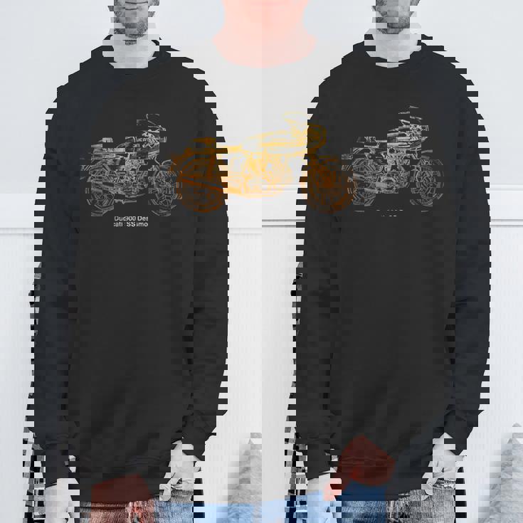 ヴィンテージ クラシック オートバイ 900S デスモシャツ 自動車tシャツ スウェットシャツ 高齢者への贈り物