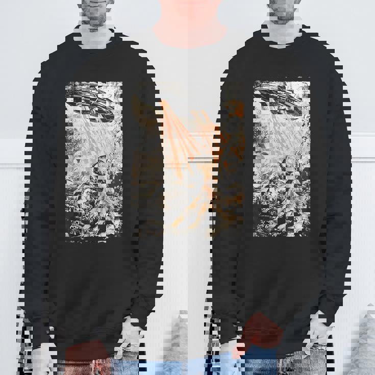 ヴィンテージ タコ Ufo Uap エイリアン タコ タコ スウェットシャツ 高齢者への贈り物