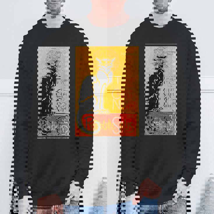 ヴィンテージ トゥール デュ シャ ノワール クロネコ ハロウィン用 スウェットシャツ 高齢者への贈り物