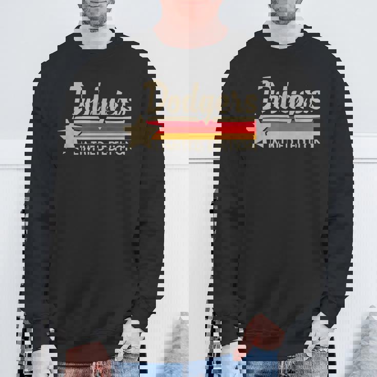 ヴィンテージ ドジャース 名前 スローバック レトロ メンズ レディース スウェットシャツ 高齢者への贈り物