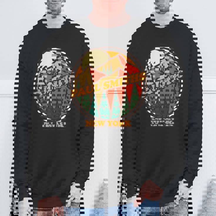 ヴィンテージ ポール・スミス ニューヨークマウンテン ハイキング お土産プリント スウェットシャツ 高齢者への贈り物