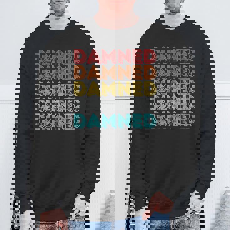 ヴィンテージ レトロ ダムド スウェットシャツ 高齢者への贈り物