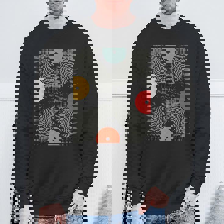 ヴィンテージ レトロレコード レコード モダンアート スウェットシャツ 高齢者への贈り物