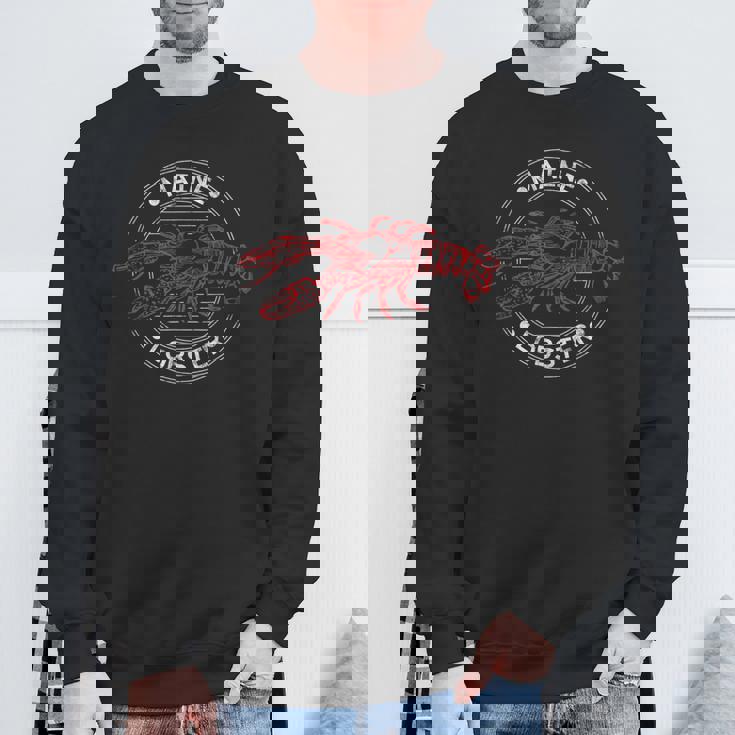 ヴィンテージ ロブスター メインバイブ シーフード 煮沸 メインロブスター スウェットシャツ 高齢者への贈り物