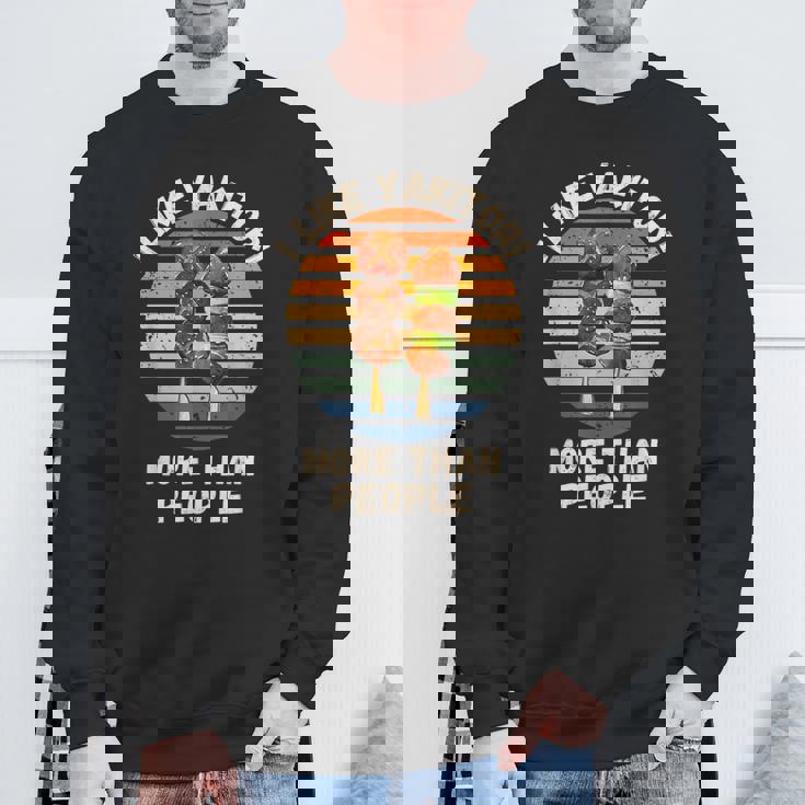 ヴィンテージ 人より焼き鳥が好き レトロ 焼き鳥 スウェットシャツ 高齢者への贈り物