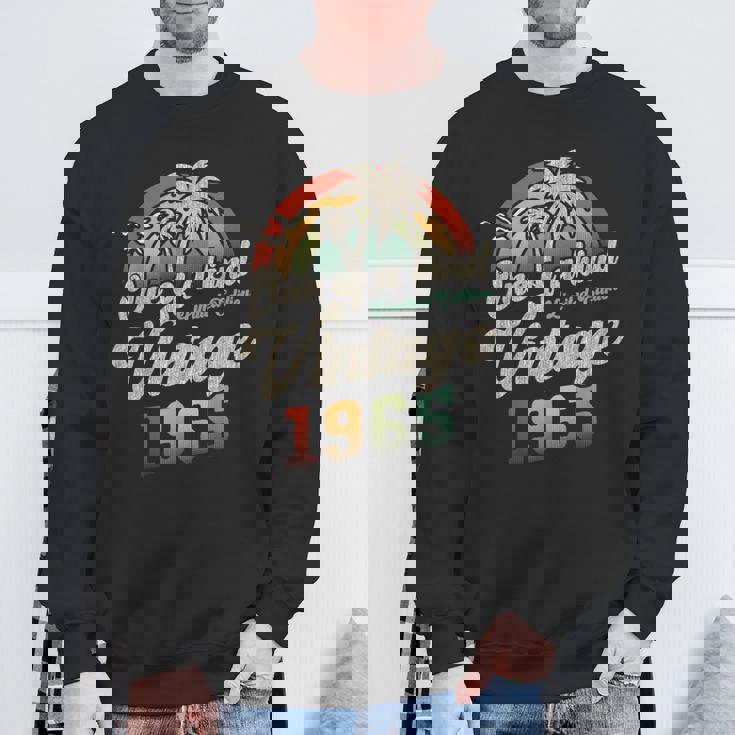 ヴィンテージ1965バースデー60年パームツリー スウェットシャツ 高齢者への贈り物