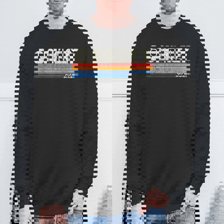 ヴィンテージ70年代80年代スタイルoakley Ca スウェットシャツ 高齢者への贈り物