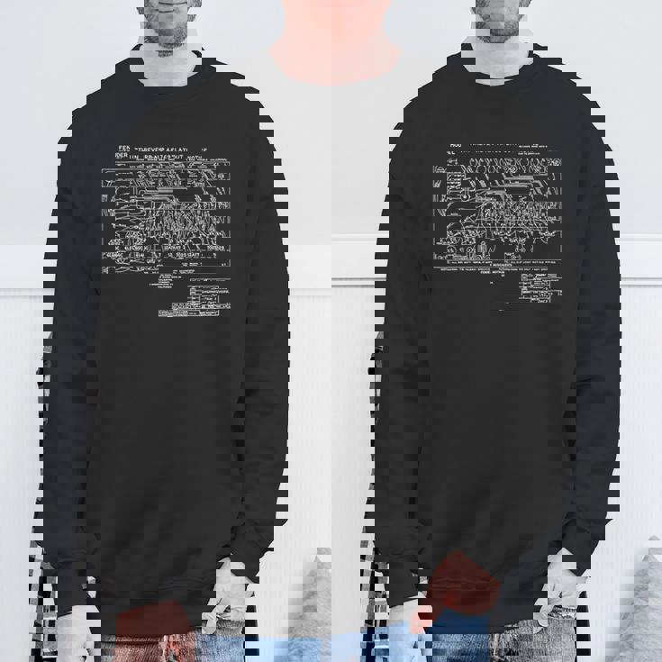 ヴィンテージギターアンプ 図面 スウェットシャツ 高齢者への贈り物