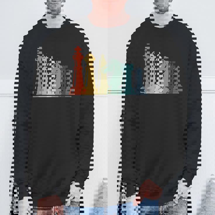 ヴィンテージチェスtシャツ レトロチェスデザイン チェスピース スウェットシャツ 高齢者への贈り物