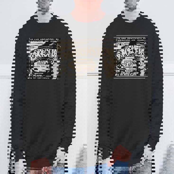 ヴィンテージホラー映画モンスター ハロウィン フランケンシュタインモンスター スウェットシャツ 高齢者への贈り物