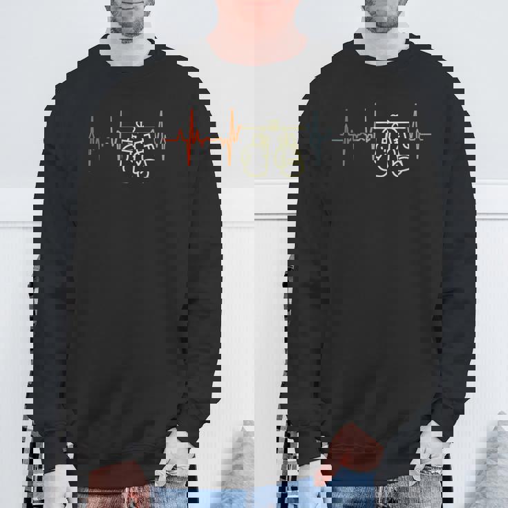 ヴィンテージボクシング ハートビート ボクサー コンバットスポーツ スウェットシャツ 高齢者への贈り物