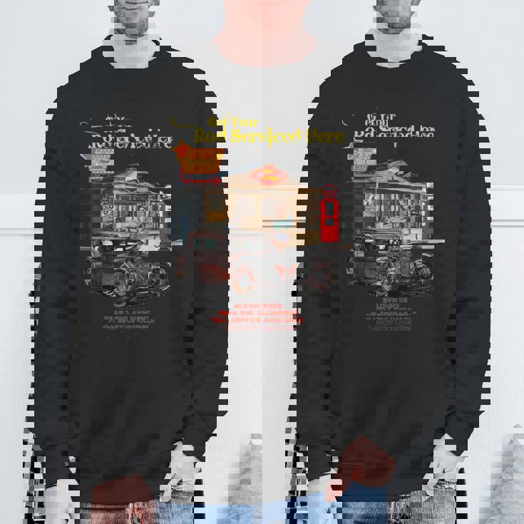 ヴィンテージラットロッドtシャツ ピンナップガール メンズtシャツ スウェットシャツ 高齢者への贈り物