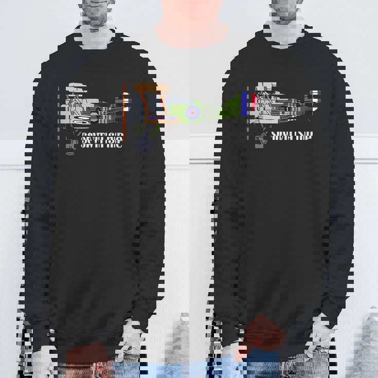 ヴィンテージ複葉機第一次世界大戦イギリス空軍ソッピーススナイプ スウェットシャツ 高齢者への贈り物