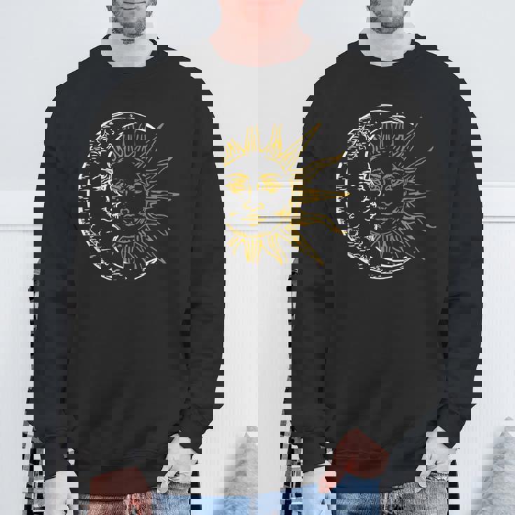 三日月 太陽 スウェットシャツ 高齢者への贈り物