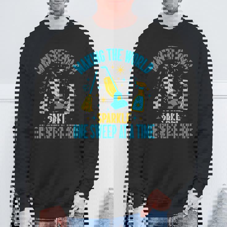 世界を一気に輝かせる 掃除に スウェットシャツ 高齢者への贈り物