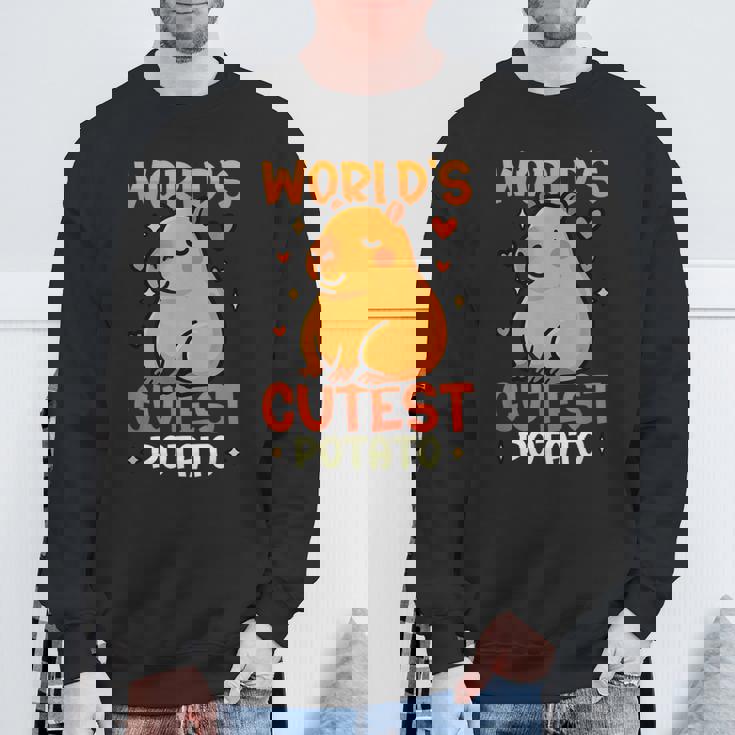 世界一かわいいポテトカピバラ スウェットシャツ 高齢者への贈り物