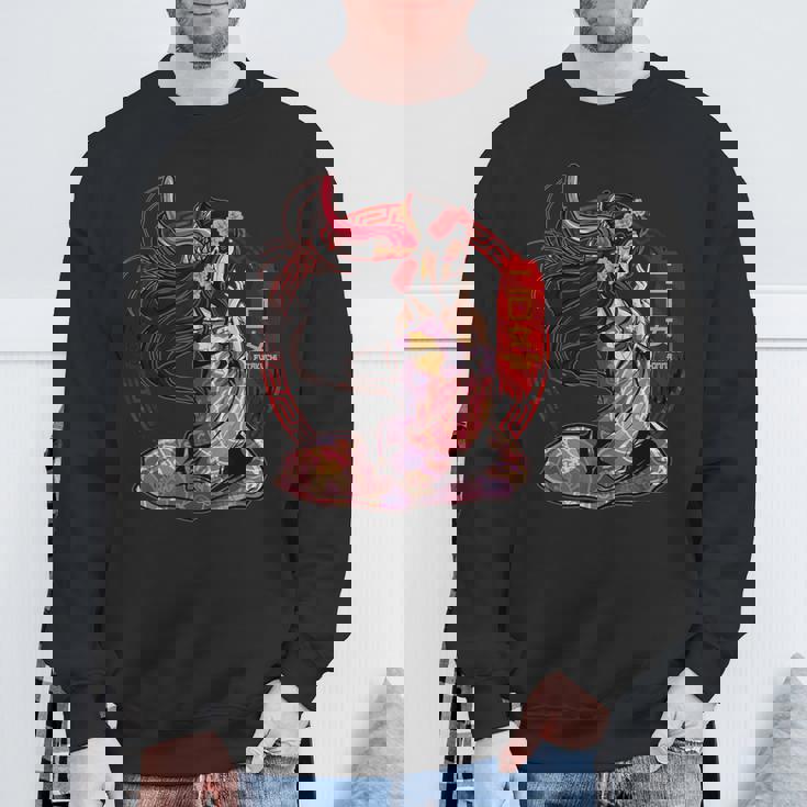 二口恩納怪獣妖怪 古代日本神話 神々 スウェットシャツ 高齢者への贈り物