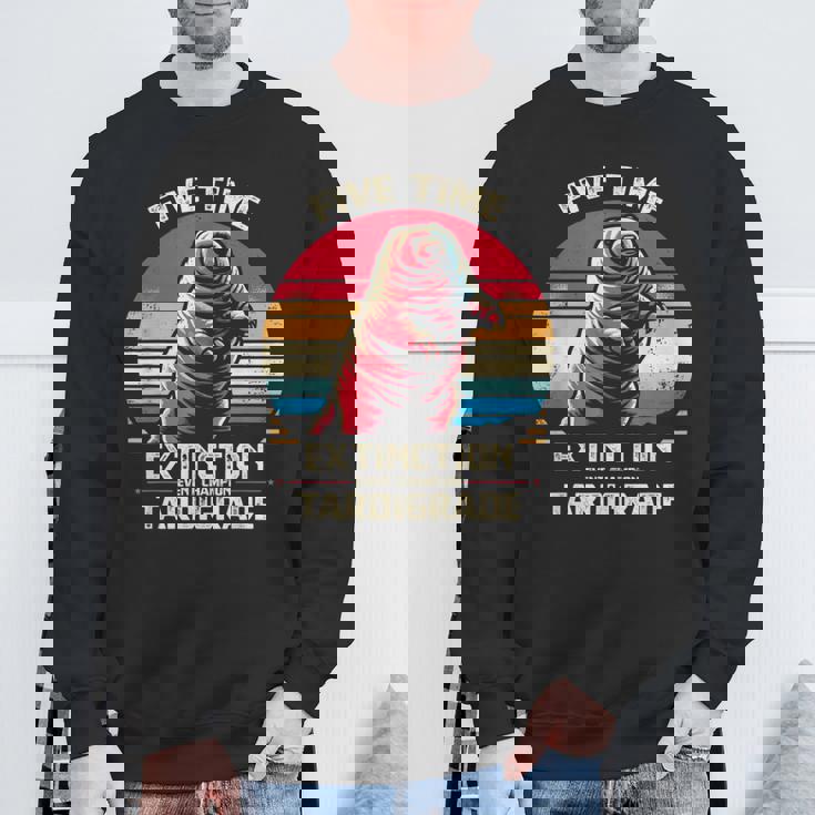 五度絶滅イベントチャンピオン クマムシ生物学者 スウェットシャツ 高齢者への贈り物