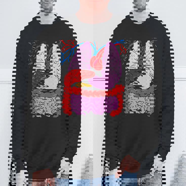 人体の解剖学 スウェットシャツ 高齢者への贈り物