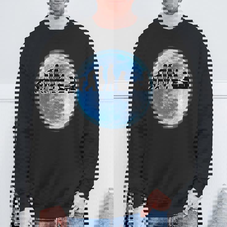 人類の進化 将棋 囲碁 おもしろ グッズ 服 面白いtシャツ 面白い ネタ メンズ スウェットシャツ 高齢者への贈り物